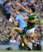 14 September 2019; Niall Scully of Dublin in action against Jack Barry of Kerry during the GAA Football All-Ireland Senior Championship Final Replay match between Dublin and Kerry at Croke Park in Dublin. Photo by Ramsey Cardy/Sportsfile
