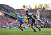 14 September 2019; Paul Geaney of Kerry contests a high ball with David Byrne of Dublin during the GAA Football All-Ireland Senior Championship Final Replay match between Dublin and Kerry at Croke Park in Dublin. Photo by Sam Barnes/Sportsfile