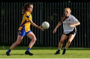 14 September 2019; Action from the Senior Championship Final between Emyvale, Co Monaghan and The Banner, Co Clare, during the 2019 LGFA All-Ireland Club 7s at Naomh Mearnóg & St Sylvesters in Dublin. Photo by Michael P Ryan/Sportsfile