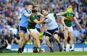 14 September 2019; David Clifford of Kerry tussles with Stephen Cluxton of Dublin during the GAA Football All-Ireland Senior Championship Final Replay match between Dublin and Kerry at Croke Park in Dublin. Photo by Ramsey Cardy/Sportsfile