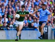 14 September 2019; Jack Barry of Kerry in action against James McCarthy of Dublin during the GAA Football All-Ireland Senior Championship Final Replay match between Dublin and Kerry at Croke Park in Dublin. Photo by Sam Barnes/Sportsfile