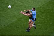 14 September 2019; James McCarthy of Dublin in action against Jack Barry of Kerry during the GAA Football All-Ireland Senior Championship Final Replay match between Dublin and Kerry at Croke Park in Dublin. Photo by Daire Brennan/Sportsfile