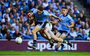 14 September 2019; Paul Geaney of Kerry is tackled by Michael Fitzsimons of Dublin during the GAA Football All-Ireland Senior Championship Final Replay match between Dublin and Kerry at Croke Park in Dublin. Photo by David Fitzgerald/Sportsfile
