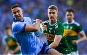 14 September 2019; James McCarthy of Dublin in action against Gavin Crowley of Kerry during the GAA Football All-Ireland Senior Championship Final Replay match between Dublin and Kerry at Croke Park in Dublin. Photo by David Fitzgerald/Sportsfile