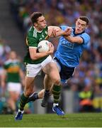 14 September 2019; David Moran of Kerry is tackled by Brian Fenton of Dublin during the GAA Football All-Ireland Senior Championship Final Replay between Dublin and Kerry at Croke Park in Dublin. Photo by Stephen McCarthy/Sportsfile