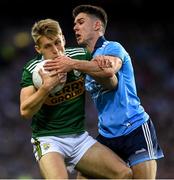 14 September 2019; Killian Spillane of Kerry in action against David Byrne of Dublin during the GAA Football All-Ireland Senior Championship Final Replay match between Dublin and Kerry at Croke Park in Dublin. Photo by Ray McManus/Sportsfile