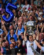 14 September 2019; Dublin captain Stephen Cluxton lifts The Sam Maguire Cup following the GAA Football All-Ireland Senior Championship Final Replay match between Dublin and Kerry at Croke Park in Dublin. Photo by Sam Barnes/Sportsfile