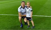 14 September 2019; Dublin captain Stephen Cluxton with his nephew Patrick after the GAA Football All-Ireland Senior Championship Final Replay between Dublin and Kerry at Croke Park in Dublin. Photo by Piaras Ó Mídheach/Sportsfile