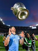14 September 2019; Michael Darragh Macauley of Dublin celebrates with the Sam Maguire Cup following GAA Football All-Ireland Senior Championship Final Replay between Dublin and Kerry at Croke Park in Dublin. Photo by Seb Daly/Sportsfile