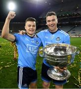 14 September 2019; Eoin Murchan, left, and Paddy Andrews of Dublin celebrate following the GAA Football All-Ireland Senior Championship Final Replay between Dublin and Kerry at Croke Park in Dublin. Photo by Stephen McCarthy/Sportsfile