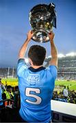 14 September 2019; Jack McCaffrey of Dublin lifts the Sam Maguire Cup after the GAA Football All-Ireland Senior Championship Final Replay match between Dublin and Kerry at Croke Park in Dublin. Photo by Ray McManus/Sportsfile