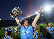 14 September 2019; Michael Darragh Macauley of Dublin celebrates with the Sam Maguire cup following the GAA Football All-Ireland Senior Championship Final Replay between Dublin and Kerry at Croke Park in Dublin. Photo by Stephen McCarthy/Sportsfile