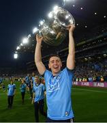 14 September 2019; Cormac Costello of Dublin with the Sam Maguire cup following the GAA Football All-Ireland Senior Championship Final Replay match between Dublin and Kerry at Croke Park in Dublin. Photo by Ramsey Cardy/Sportsfile