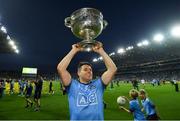 14 September 2019; Kevin McManamon of Dublin with the Sam Maguire cup following the GAA Football All-Ireland Senior Championship Final Replay match between Dublin and Kerry at Croke Park in Dublin. Photo by Ramsey Cardy/Sportsfile