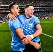 14 September 2019; Philip McMahon of Dublin and Cormac Costello of Dublin celebrate after the final whistle of  the GAA Football All-Ireland Senior Championship Final Replay match between Dublin and Kerry at Croke Park in Dublin. Photo by Ray McManus/Sportsfile