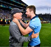 14 September 2019; Dublin manager Jim Gavin and Jack McCaffrey celebrate after the GAA Football All-Ireland Senior Championship Final Replay match between Dublin and Kerry at Croke Park in Dublin. Photo by Ray McManus/Sportsfile