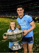 14 September 2019; Diarmuid Connolly of Dublin poses with the Sam Maguire cup following the GAA Football All-Ireland Senior Championship Final Replay between Dublin and Kerry at Croke Park in Dublin. Photo by Stephen McCarthy/Sportsfile