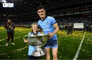 14 September 2019; Diarmuid Connolly of Dublin poses with the Sam Maguire cup following the GAA Football All-Ireland Senior Championship Final Replay between Dublin and Kerry at Croke Park in Dublin. Photo by Stephen McCarthy/Sportsfile