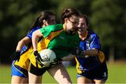 14 September 2019; Action from the Intermediate Shield Final match between John Mitchells Liverpool, Lancashire and O Neill Shamrocks, Co Monaghan, during the 2019 LGFA All-Ireland Club 7s at Naomh Mearnóg & St Sylvesters in Dublin. Photo by Michael P Ryan/Sportsfile