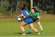 14 September 2019; Action from the Intermediate Shield Final match between John Mitchells Liverpool, Lancashire and O Neill Shamrocks, Co Monaghan, during the 2019 LGFA All-Ireland Club 7s at Naomh Mearnóg & St Sylvesters in Dublin. Photo by Michael P Ryan/Sportsfile