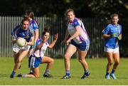 14 September 2019; Action from the Intermediate Championship Final match between Templemore, Co Tipperary and Abbeyside, Co Waterford United, during the 2019 LGFA All-Ireland Club 7s at Naomh Mearnóg & St Sylvesters in Dublin. Photo by Michael P Ryan/Sportsfile