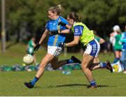 14 September 2019; Action from the Intermediate Group 2 match between Abbeyside, Co Waterford United and Shelmalier, Co Wexford, during the 2019 LGFA All-Ireland Club 7s at Naomh Mearnóg & St Sylvesters in Dublin. Photo by Michael P Ryan/Sportsfile