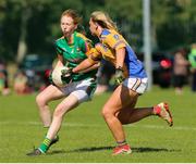 14 September 2019; Action from the Intermediate Group 3 match between Clan na Gael, Co Meath and Taghmon/Camross, Co Wexford during the 2019 LGFA All-Ireland Club 7s at Naomh Mearnóg & St Sylvesters in Dublin. Photo by Michael P Ryan/Sportsfile