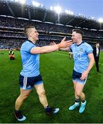 14 September 2019; Philip McMahon, right, and John Small of Dublin congratulate each other following the GAA Football All-Ireland Senior Championship Final Replay between Dublin and Kerry at Croke Park in Dublin. Photo by Seb Daly/Sportsfile