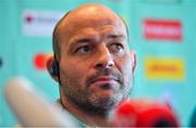 15 September 2019; Captain Rory Best during an Ireland Rugby Press Conference at the Hotel New Otani Makuhari in Chiba, Japan. Photo by Brendan Moran/Sportsfile