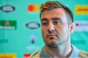 15 September 2019; Niall Scannell during an Ireland Rugby Press Conference at the Hotel New Otani Makuhari in Chiba, Japan. Photo by Brendan Moran/Sportsfile