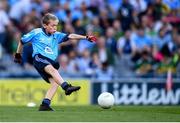 14 September 2019; Bobby Simpson of Ballymun Kickhams, Co Dublin, during the INTO Cumann na mBunscol GAA Respect Exhibition Go Games at half-time of the GAA Football All-Ireland Senior Championship Final Replay between Dublin and Kerry at Croke Park in Dublin. Photo by Stephen McCarthy/Sportsfile