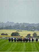 15 September 2019; A view of the field during the Irish Stallion Farms EBF 'Bold Lad' Sprint Handicap during Day Two of the Irish Champions Weekend at The Curragh Racecourse in Kildare. Photo by Seb Daly/Sportsfile