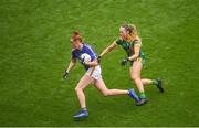 15 September 2019; Aishling Moloney of Tipperary in action against Sarah Wall of Meath during the TG4 All-Ireland Ladies Football Intermediate Championship Final match between Meath and Tipperary at Croke Park in Dublin. Photo by Ramsey Cardy/Sportsfile