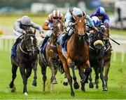 15 September 2019; Fairyland, centre, with Ryan Moore up, on their way to winning the Derrinstown Stud Flying Five Stakes during Day Two of the Irish Champions Weekend at The Curragh Racecourse in Kildare. Photo by Seb Daly/Sportsfile