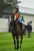 15 September 2019; Jockey Ruby Walsh, on Aussie Valentine, prior to the Pat Smullen Champions Race For Cancer Trials Ireland during Day Two of the Irish Champions Weekend at The Curragh Racecourse in Kildare. Photo by Seb Daly/Sportsfile