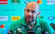 16 September 2019; Scrum coach Greg Feek during an Ireland Rugby press conference at the Hotel New Otani Makuhari in Chiba, Japan. Photo by Brendan Moran/Sportsfile
