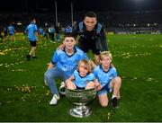 14 September 2019; Dublin's Darren Daly and family following the GAA Football All-Ireland Senior Championship Final Replay between Dublin and Kerry at Croke Park in Dublin. Photo by Stephen McCarthy/Sportsfile
