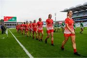 15 September 2019; Eilis Hand of Louth during the TG4 All-Ireland Ladies Football Junior Championship Final match between Fermanagh and Louth at Croke Park in Dublin. Photo by Stephen McCarthy/Sportsfile