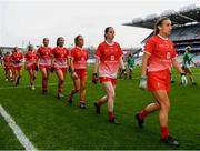 15 September 2019; Ceire Nolan of Louth during the TG4 All-Ireland Ladies Football Junior Championship Final match between Fermanagh and Louth at Croke Park in Dublin. Photo by Stephen McCarthy/Sportsfile