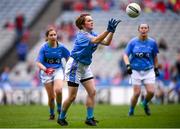 15 September 2019; Action from the Gaelic 4 Mothers & Other’s match featuring Feohanagh Castlemahon, Co Limerick, and Ballymore, Co Westmeath, during the TG4 All-Ireland Ladies Football Championship Final Day at Croke Park in Dublin. Photo by Stephen McCarthy/Sportsfile