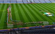 16 September 2019; A general view of the parade during the #GAAgaeilge Go Games at Croke Park in Dublin. Photo by Piaras Ó Mídheach/Sportsfile