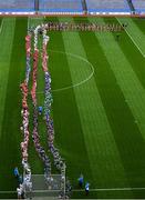 16 September 2019; A general view of the parade during the #GAAgaeilge Go Games at Croke Park in Dublin. Photo by Piaras Ó Mídheach/Sportsfile