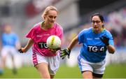 15 September 2019; Action from the Gaelic 4 Mothers & Other’s match featuring Aghada, Co Cork, and Silverbridge, Co Armagh, during the TG4 All-Ireland Ladies Football Championship Final Day at Croke Park in Dublin. Photo by Stephen McCarthy/Sportsfile