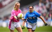 15 September 2019; Action from the Gaelic 4 Mothers & Other’s match featuring Aghada, Co Cork, and Silverbridge, Co Armagh, during the TG4 All-Ireland Ladies Football Championship Final Day at Croke Park in Dublin. Photo by Stephen McCarthy/Sportsfile