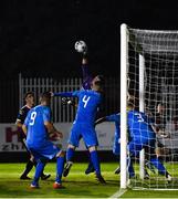 16 September 2019; Michael Quinn of Crumlin United makes a save during the Extra.ie FAI Cup Quarter-Final match between Crumlin United and Bohemians at Richmond Park in Dublin. Photo by Seb Daly/Sportsfile