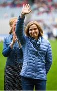 15 September 2019; Catriona Casey a member of the Waterford 1994 Jubilee team is honoured ahead of the TG4 All-Ireland Ladies Football Senior Championship Final match between Dublin and Galway at Croke Park in Dublin. Photo by Stephen McCarthy/Sportsfile