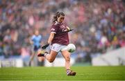 15 September 2019; Róisín Leonard of Galway during the TG4 All-Ireland Ladies Football Senior Championship Final match between Dublin and Galway at Croke Park in Dublin. Photo by Stephen McCarthy/Sportsfile