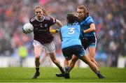 15 September 2019; Louise Ward of Galway and Niamh Collins of Dublin during the TG4 All-Ireland Ladies Football Senior Championship Final match between Dublin and Galway at Croke Park in Dublin. Photo by Stephen McCarthy/Sportsfile