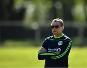 17 September 2019; Ireland head coach Graham Ford prior to the T20 International Tri Series match between Ireland and Scotland at Malahide Cricket Club in Dublin. Photo by Seb Daly/Sportsfile