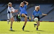 17 September 2019; Kate O'Brien of Dublin in action against Emma O'Brien of Connacht during the M.Donnelly GAA Football for ALL Interprovincial Finals at Croke Park in Dublin. Photo by Sam Barnes/Sportsfile